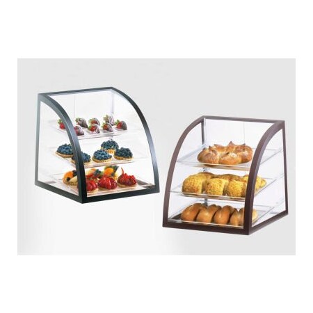 Cal-Mil Cal-Mil Iron Display Case 16"W x 16-1/2"D x 16-1/2"H Brown P255-48